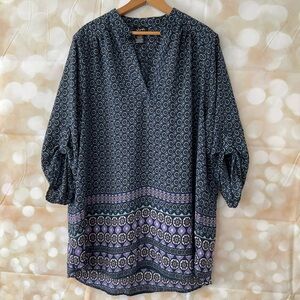 Justify Blue and Purple Blouse